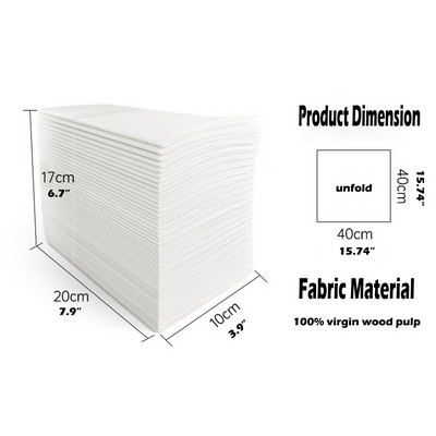 Prefolded For Silverware Disposable Napkins