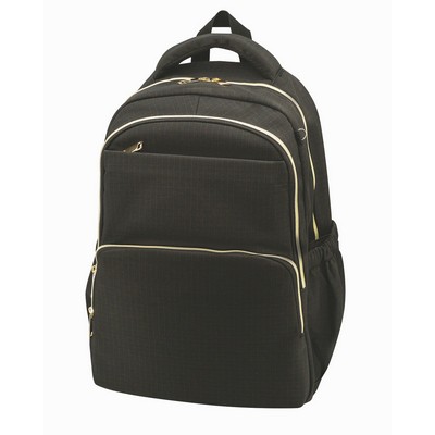 Jacquard Polyester Computer Backpack