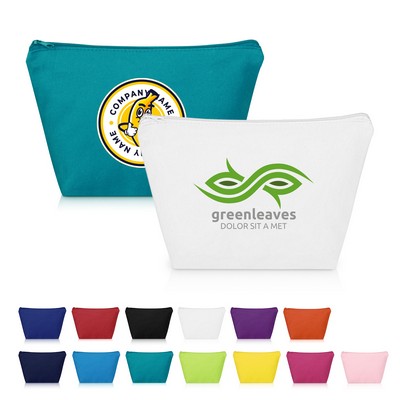 Large Canvas Travel Makeup Bag