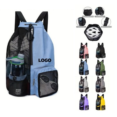 Mesh Swim Backpack With Wet Pocket