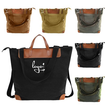 Retro Shoulder Tote Canvas Bag