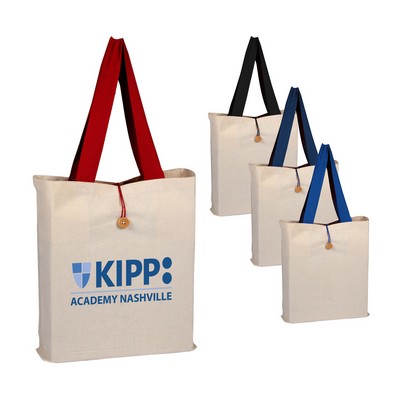 12 oz. Qtees Buttonup Tote W C Handle